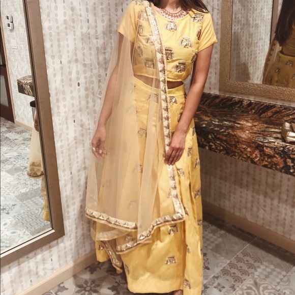 Dresses & Skirts - Raw silk chaniya choli